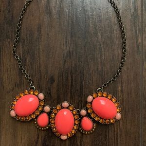 J. Crew orange necklace